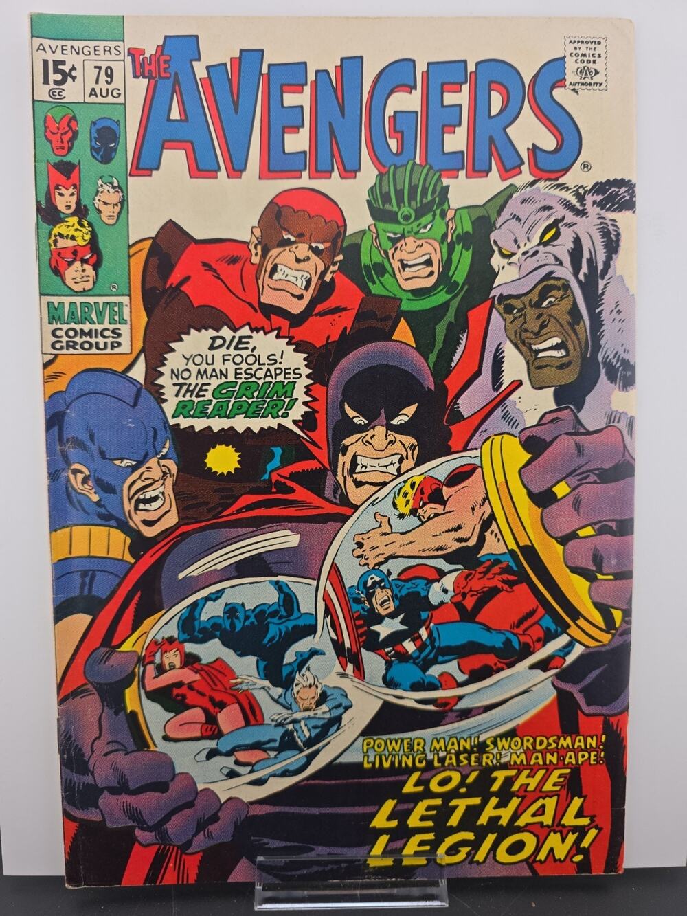 AVENGERS #79 LETHAL LEGION APPEARANCE MARVEL COMICS 1970